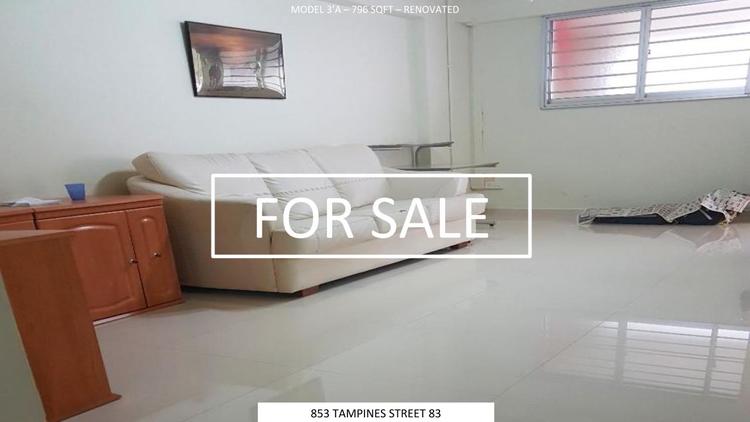 Blk 853 Tampines Street 83 (Tampines), HDB 3 Rooms #170989312